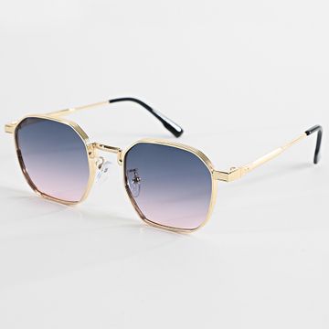 Frilivin - Gafas de sol 985 Azul marino Rosa Oro