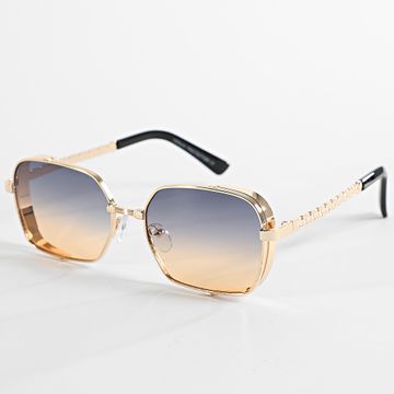 Frilivin - Gafas de sol 973 Black Orange Gold