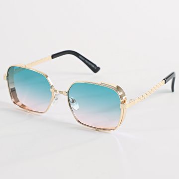 Frilivin - Gafas de sol 973 Green Rose Gold