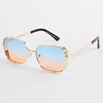 Frilivin - Gafas de sol 973 Blue Orange Gold