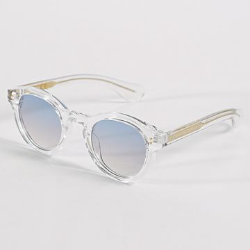 Frilivin - 169 Azul claro Rosa Gradiente Gafas de sol transparentes