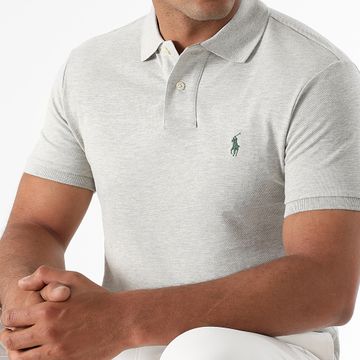 Polo Ralph Lauren - Polo de manga corta Original Player Slim Gris brezo