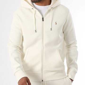 Polo Ralph Lauren - Sudadera con capucha y cremallera Original Player Beige claro
