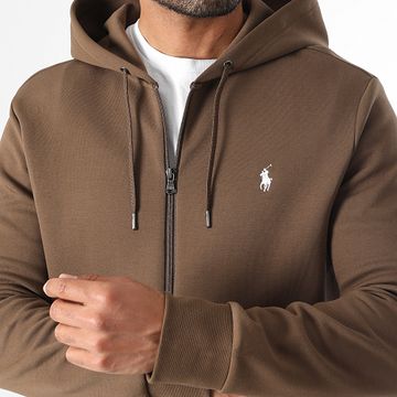 Polo Ralph Lauren - Original Player Sudadera con capucha y cremallera Marrón