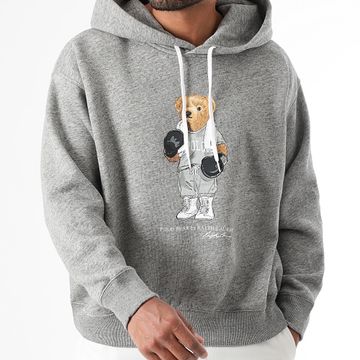 Polo Ralph Lauren - Sudadera con capucha Bear Polo Gris