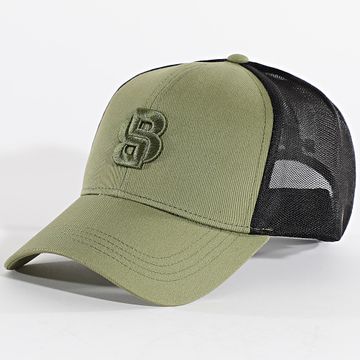 BOSS - Zed Icon Trucker Cap 50539784 Caqui Verde Negro