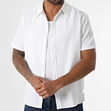 Calvin Klein - 113G Camisa de manga corta Blanca