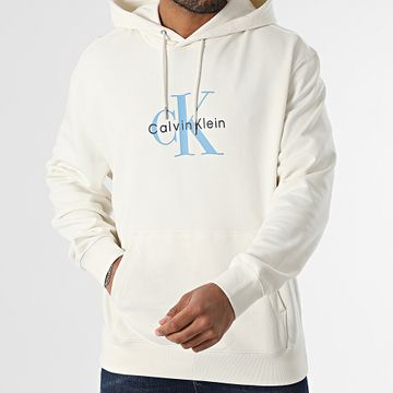 Calvin Klein - 282G Sudadera con capucha Beige claro