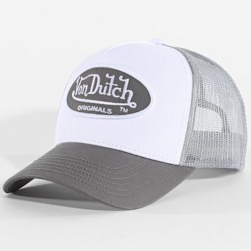 Von Dutch - Boston Trucker Cap 7030090 Blanco Gris Topo