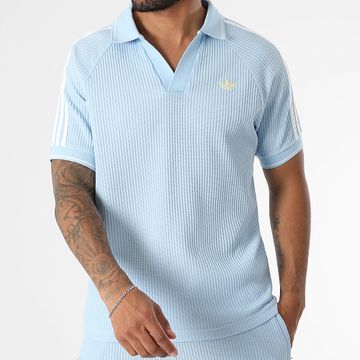 Adidas Originals - Polo de manga corta KC0690 Azul claro