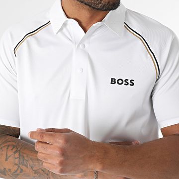 BOSS - Polo Manga Slim Patteo 50543333 Blanco