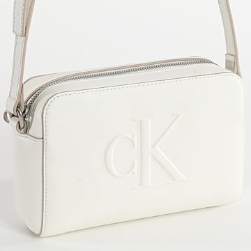 Calvin Klein - Bolso mujer Sculpted EW Camera Bag 20 3036 Blanco