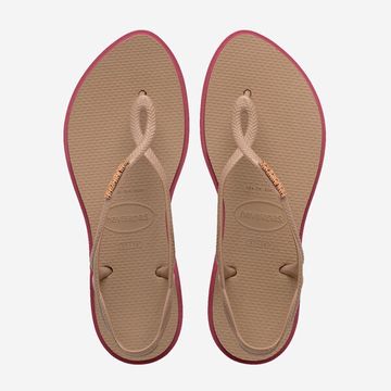 Havaianas - Chanclas de mujer Luna Point Beige Burdeos