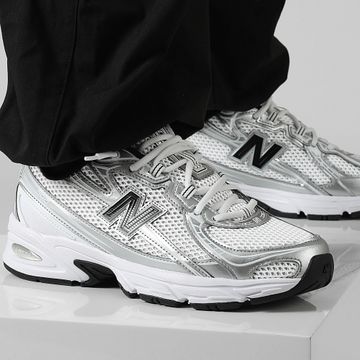 New Balance - Baskets 740 U740NW2 Blanco Plata Metalizado Negro