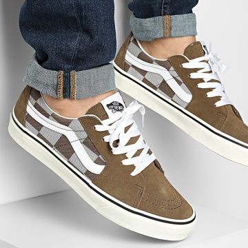 Vans - Baskets Old Skool 9QRDFM1 Mono Checkerboard Marrón