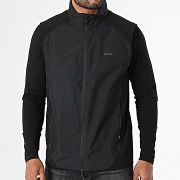 BOSS - Chaqueta sin mangas con cremallera Putt 50533761 Negro