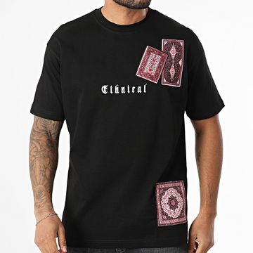 Ikao - Camiseta oversize 017 Negro