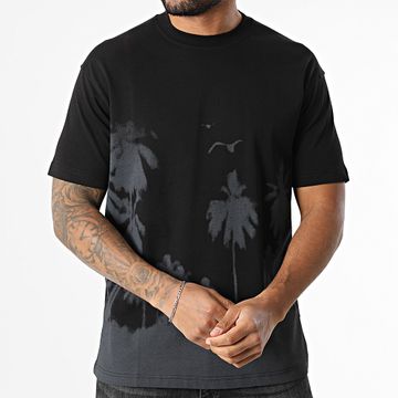 Ikao - Camiseta oversize 093 Negro Gris