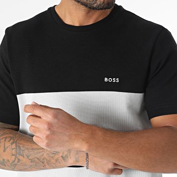 BOSS - Camiseta Stripe Zone 50544449 Negro Gris