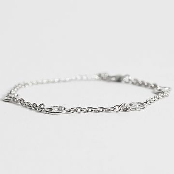 Make It Shine - Pulsera de plata con cadena por cable