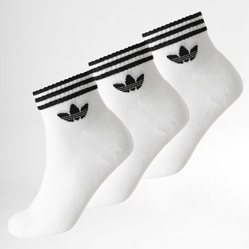 Adidas Originals - 3 Pares De Calcetines 3 Rayas JV7435 Blanco