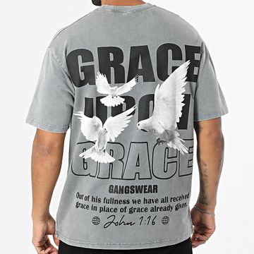 Classic Series - G-28 Camiseta oversize gris negra