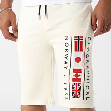 Geographical Norway - 614 Pantalón corto de jogging beige claro
