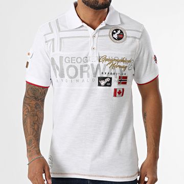 Geographical Norway - Polo Manga Corta 628 Blanco