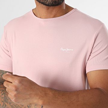 Pepe Jeans - Camiseta Slim Original Basic PM508212 Rosa