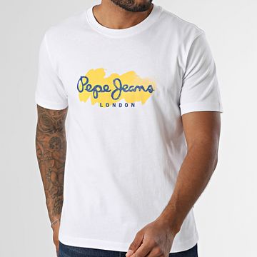Pepe Jeans - Milton Camiseta PM509959 Blanco