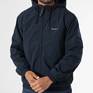 Pepe Jeans - Monson Chaqueta con capucha y cremallera PM403166 Azul marino