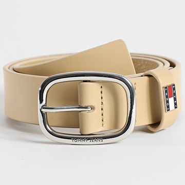 Tommy Jeans - Cinturón ovalado para mujer 5836 Beige claro