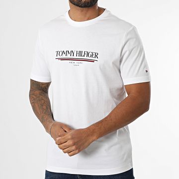 Tommy Hilfiger - Tee Shirt Brand Love Hilfiger 0324 Blanco