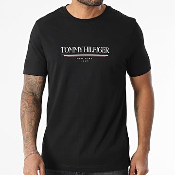 Tommy Hilfiger - Camiseta Marca Love Hilfiger 0324 Negro