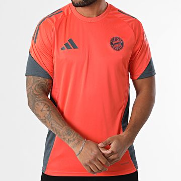 Adidas Performance - Camiseta de fútbol con banda del FC Bayern JP1786 Naranja