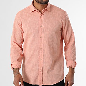 Armita - 807 Regular Fit Camisa Manga Larga Light Heather Rojo