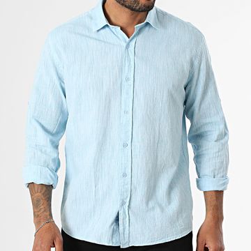Armita - 807 Regular Fit Camisa Manga Larga Azul Claro Heather