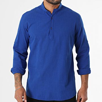 Armita - 808 Camisa Manga Larga Regular Fit Azul Real
