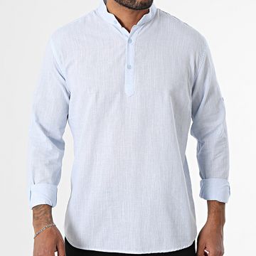 Armita - 808 Regular Fit Camisa Manga Larga Azul Claro Heather