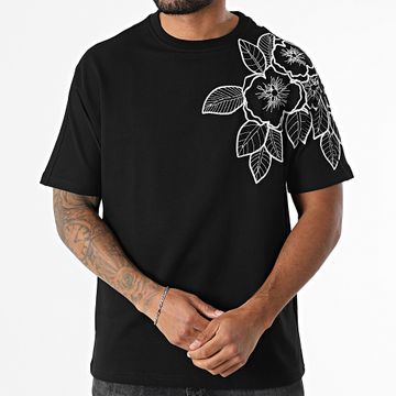 Classic Series - Camiseta Oversize G-9 Floral Negra