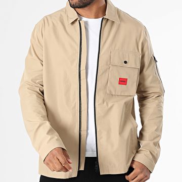 HUGO - Chaqueta con cremallera Emmond 50482701 Beige