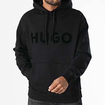 HUGO - Sudadera con capucha Ditchie 50529090 Negro