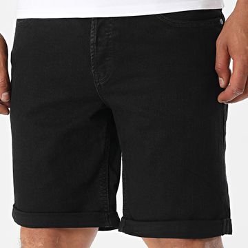 Jack And Jones - Rick Original Jean Shorts Negro