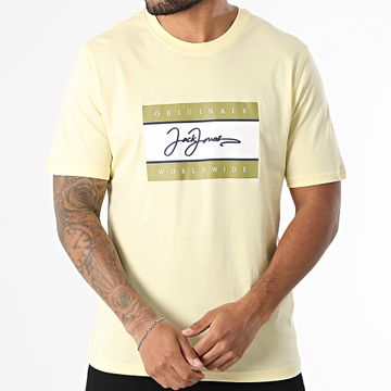 Jack And Jones - Frederiksberg Box Script Tee Shirt Amarillo