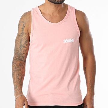 Jack And Jones - Sago Small Logo Slub Tank Top Rosa