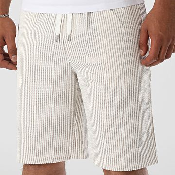 Jack And Jones - Jaiden May Pantalón Corto Beige Blanco