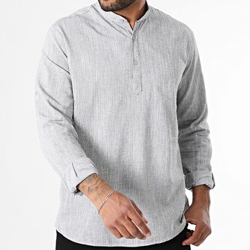 Armita - 808 Regular Fit Camisa Manga Larga Negro Brezo