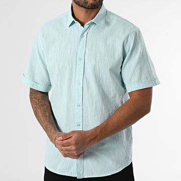 Armita - Regular Fit 853 Camisa Manga Corta Verde Claro Heather