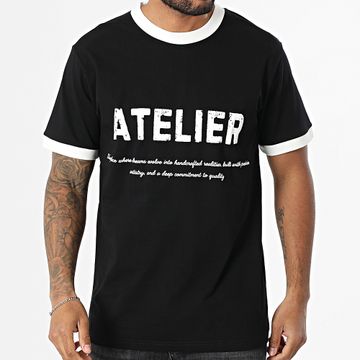 Classic Series - Camiseta Oversize 112 Negra Blanca