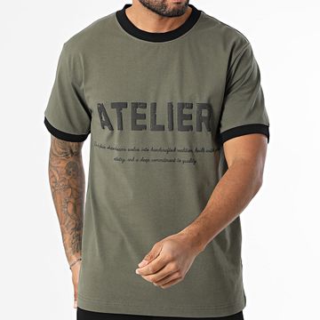 Classic Series - Oversize 112 Verde Caqui Negro Camiseta